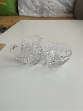 Waterford Crystal Creamer & Sugar